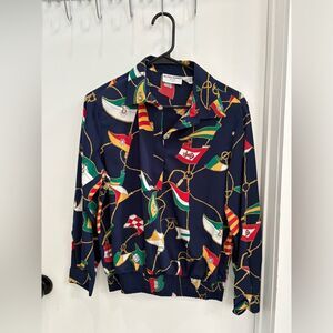 Alfred Dunner Vintage Natutical Top